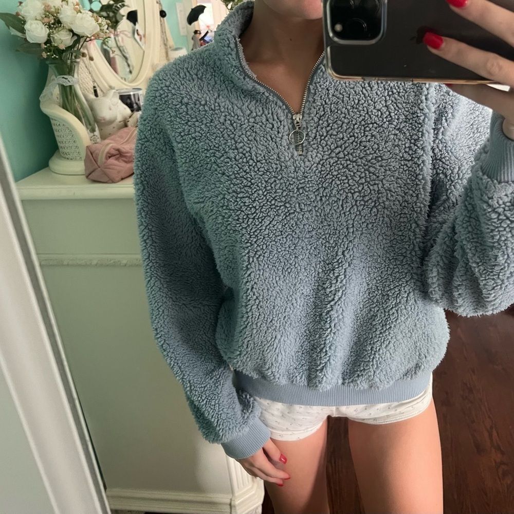 Soft blue crewneck